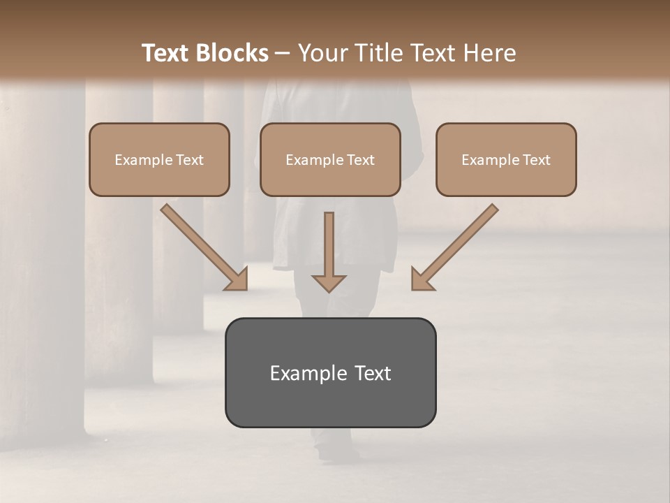 Fired Employee Outdoors Leaving PowerPoint Template