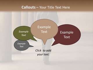 Fired Employee Outdoors Leaving PowerPoint Template