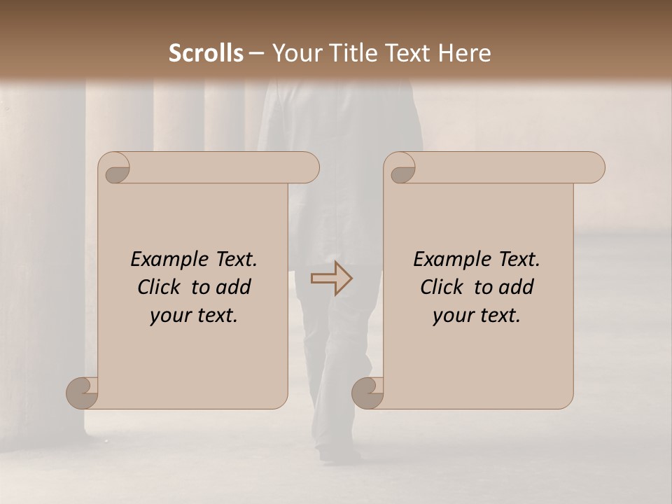 Fired Employee Outdoors Leaving PowerPoint Template