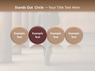 Fired Employee Outdoors Leaving PowerPoint Template