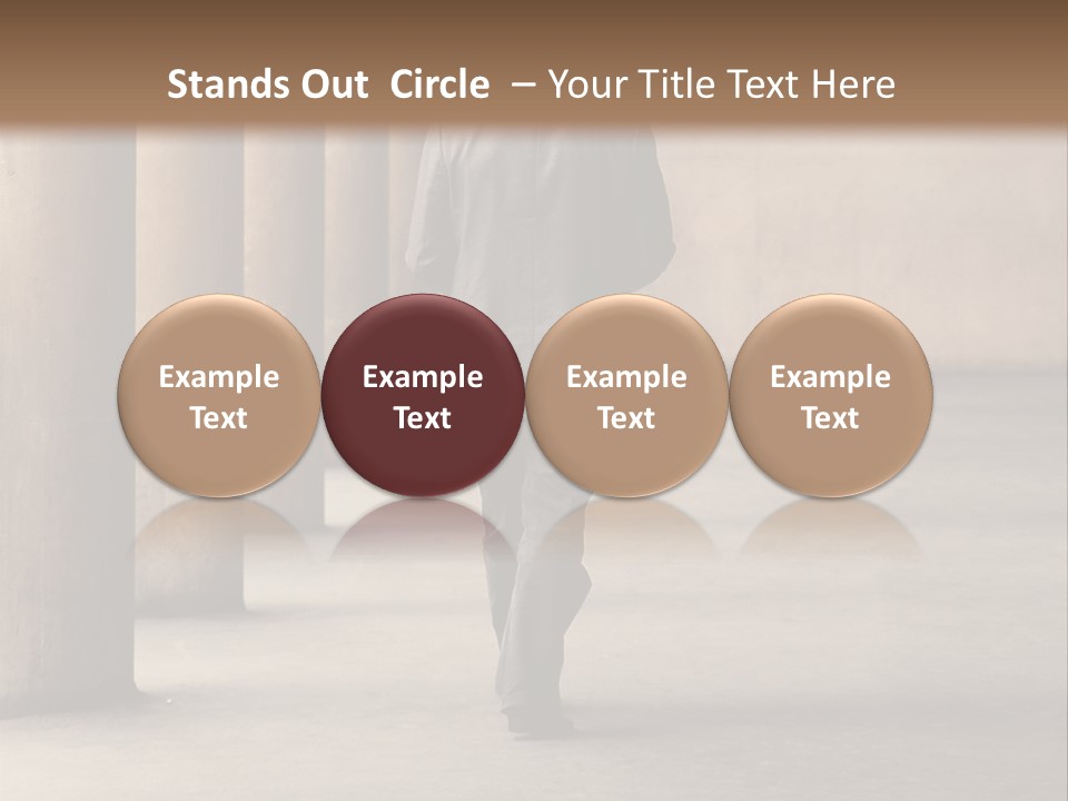 Fired Employee Outdoors Leaving PowerPoint Template