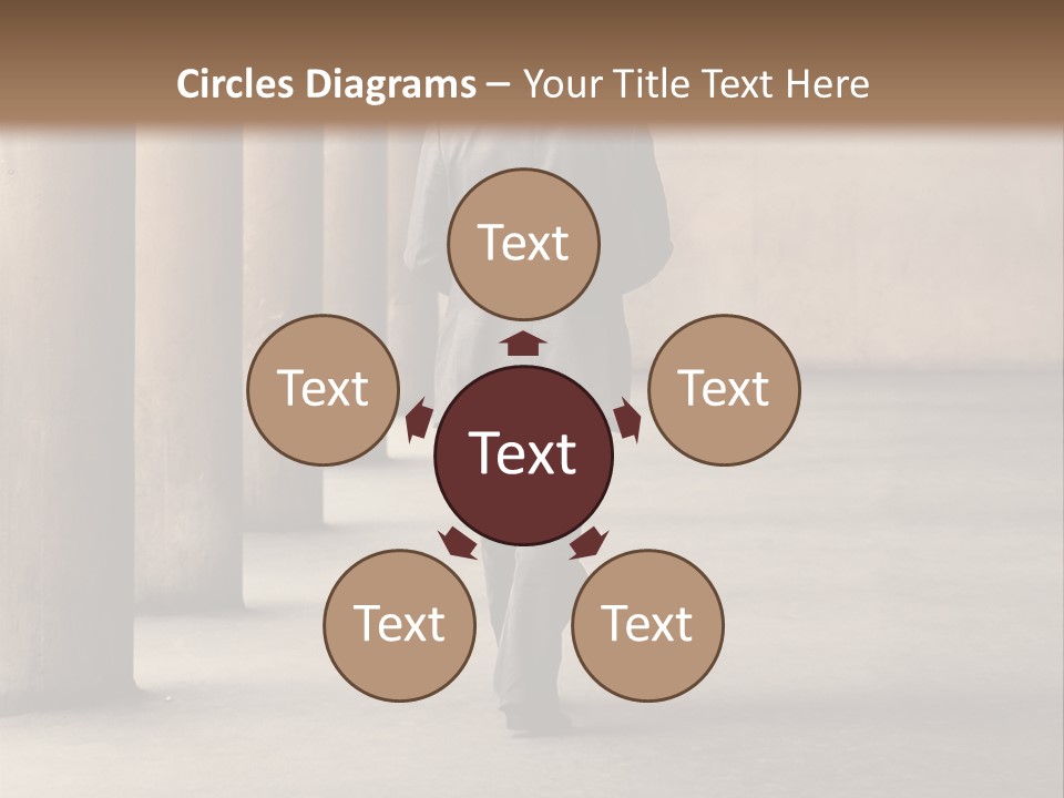 Fired Employee Outdoors Leaving PowerPoint Template