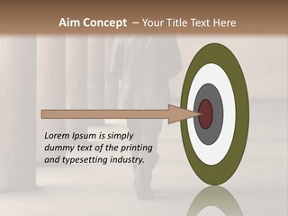 Fired Employee Outdoors Leaving PowerPoint Template