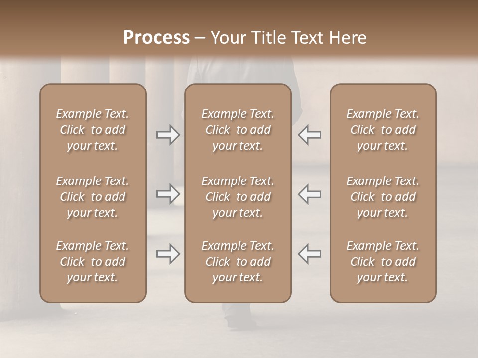 Fired Employee Outdoors Leaving PowerPoint Template