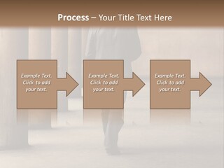 Fired Employee Outdoors Leaving PowerPoint Template