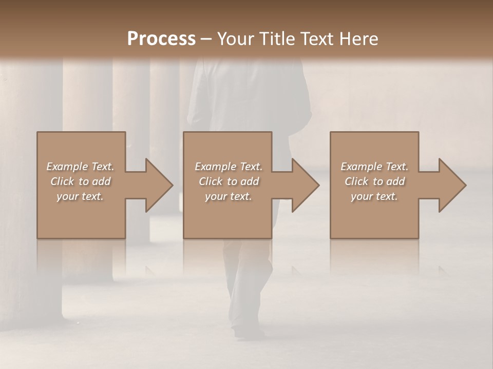Fired Employee Outdoors Leaving PowerPoint Template
