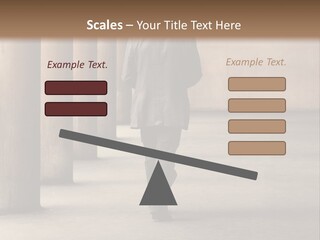 Fired Employee Outdoors Leaving PowerPoint Template