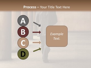 Fired Employee Outdoors Leaving PowerPoint Template