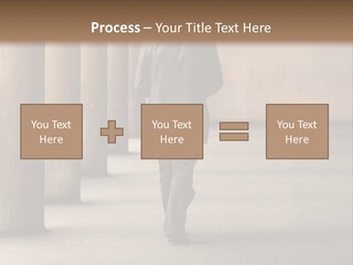 Fired Employee Outdoors Leaving PowerPoint Template