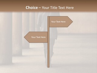 Fired Employee Outdoors Leaving PowerPoint Template