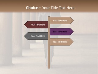 Fired Employee Outdoors Leaving PowerPoint Template