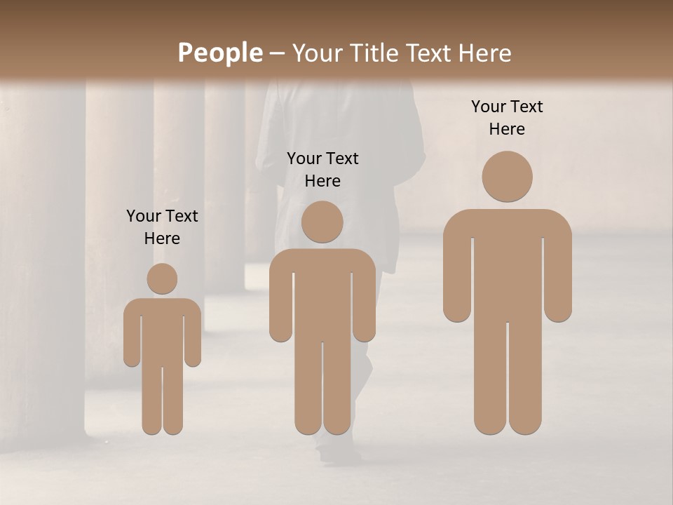 Fired Employee Outdoors Leaving PowerPoint Template