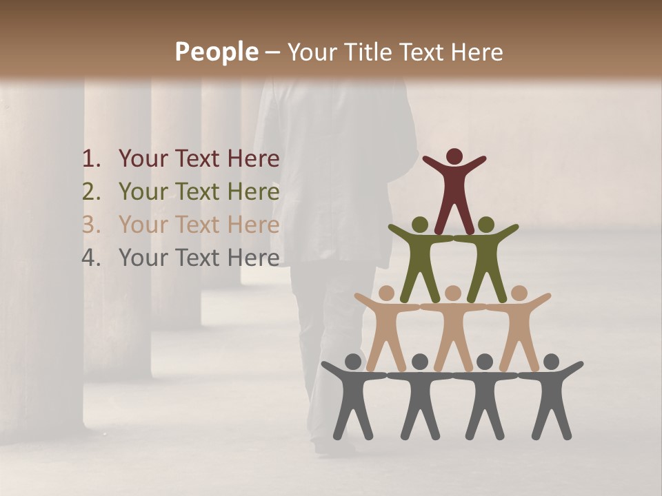 Fired Employee Outdoors Leaving PowerPoint Template