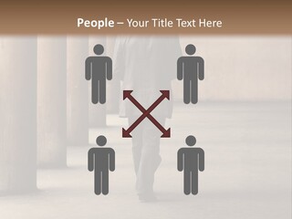 Fired Employee Outdoors Leaving PowerPoint Template