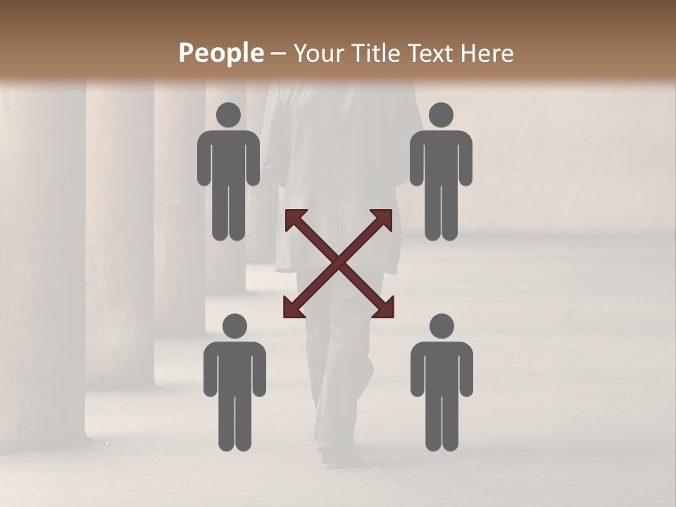 Fired Employee Outdoors Leaving PowerPoint Template