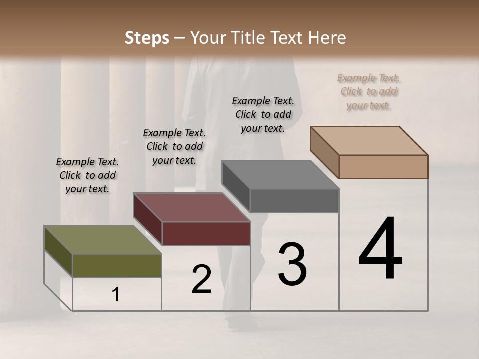 Fired Employee Outdoors Leaving PowerPoint Template
