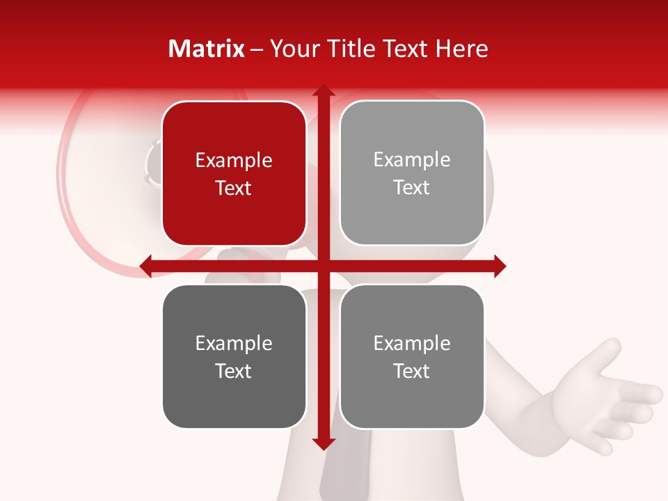 Information Shouting Announce PowerPoint Template