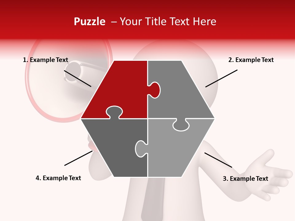 Information Shouting Announce PowerPoint Template