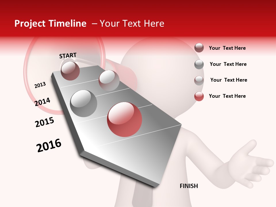 Information Shouting Announce PowerPoint Template