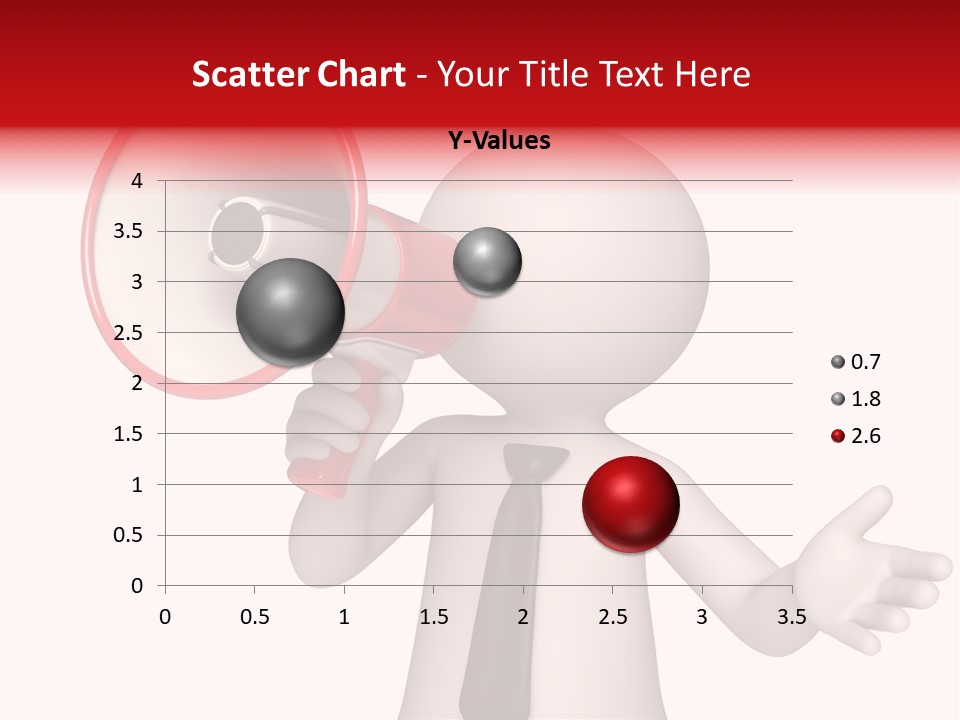 Information Shouting Announce PowerPoint Template