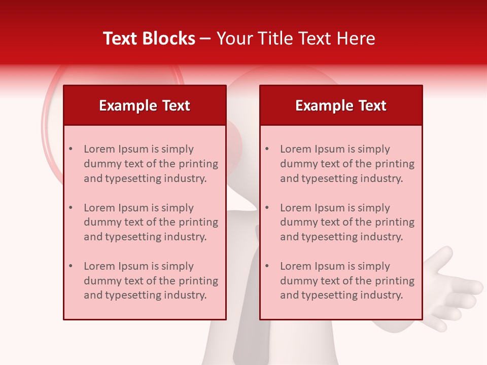 Information Shouting Announce PowerPoint Template