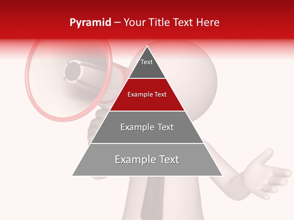 Information Shouting Announce PowerPoint Template