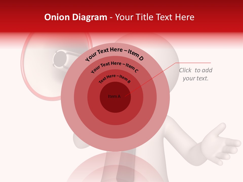 Information Shouting Announce PowerPoint Template