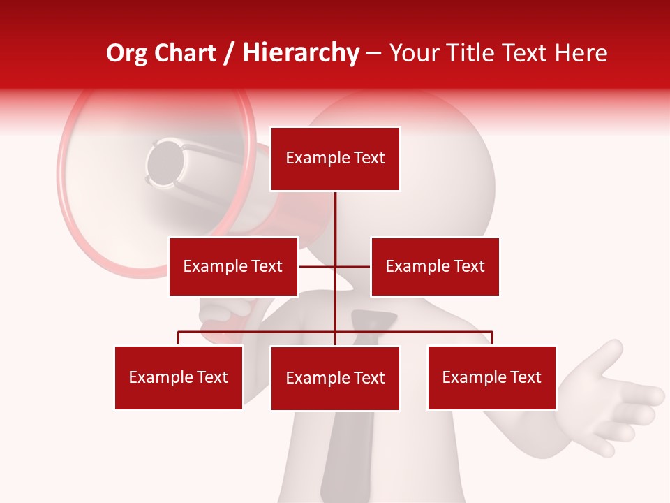 Information Shouting Announce PowerPoint Template