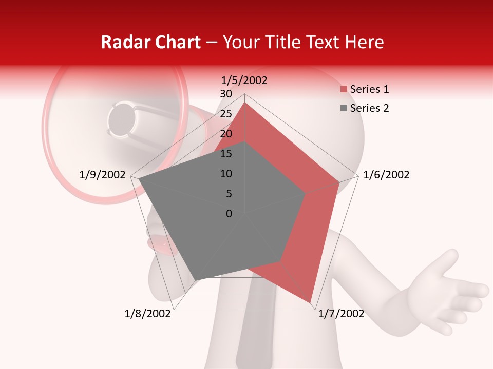 Information Shouting Announce PowerPoint Template