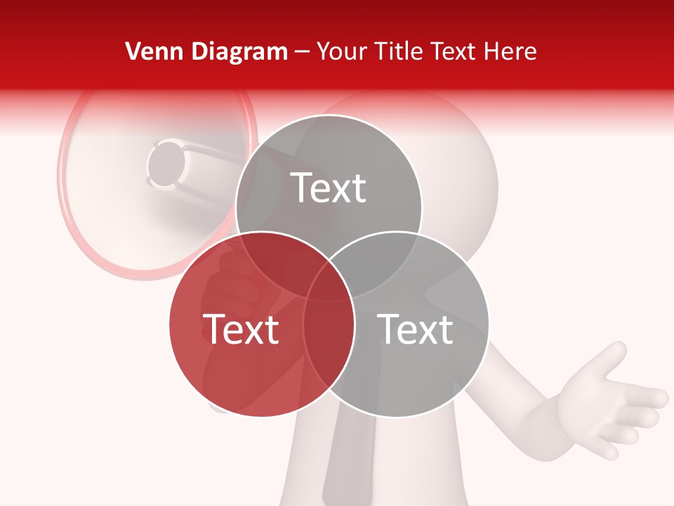 Information Shouting Announce PowerPoint Template