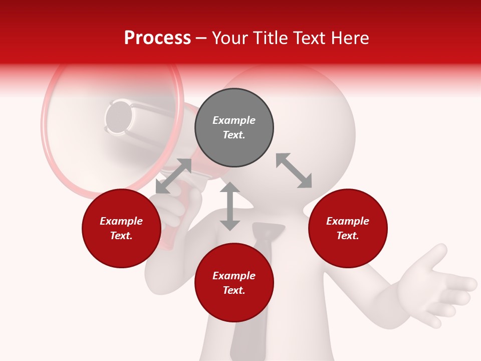 Information Shouting Announce PowerPoint Template
