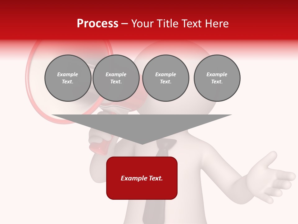 Information Shouting Announce PowerPoint Template