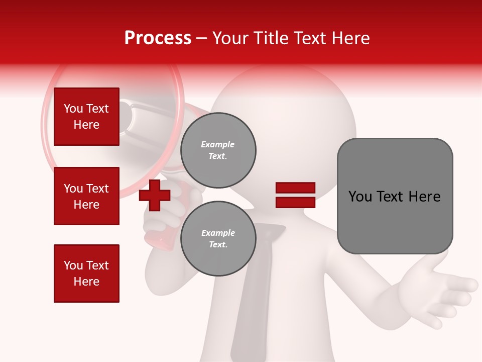 Information Shouting Announce PowerPoint Template