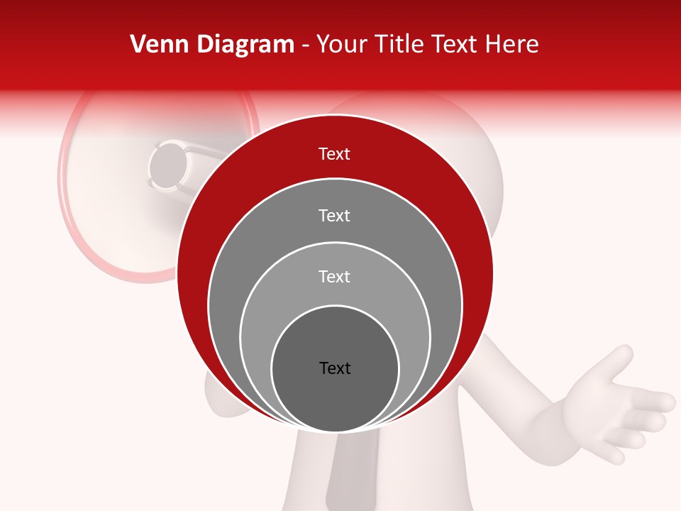 Information Shouting Announce PowerPoint Template