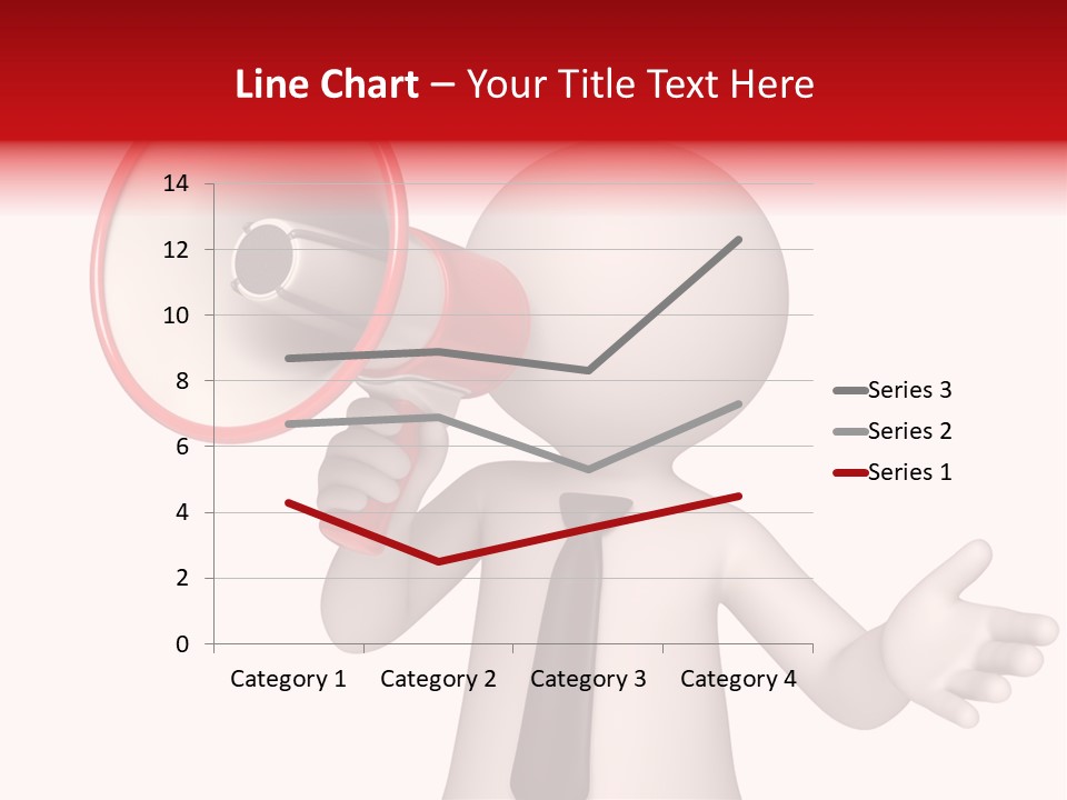 Information Shouting Announce PowerPoint Template