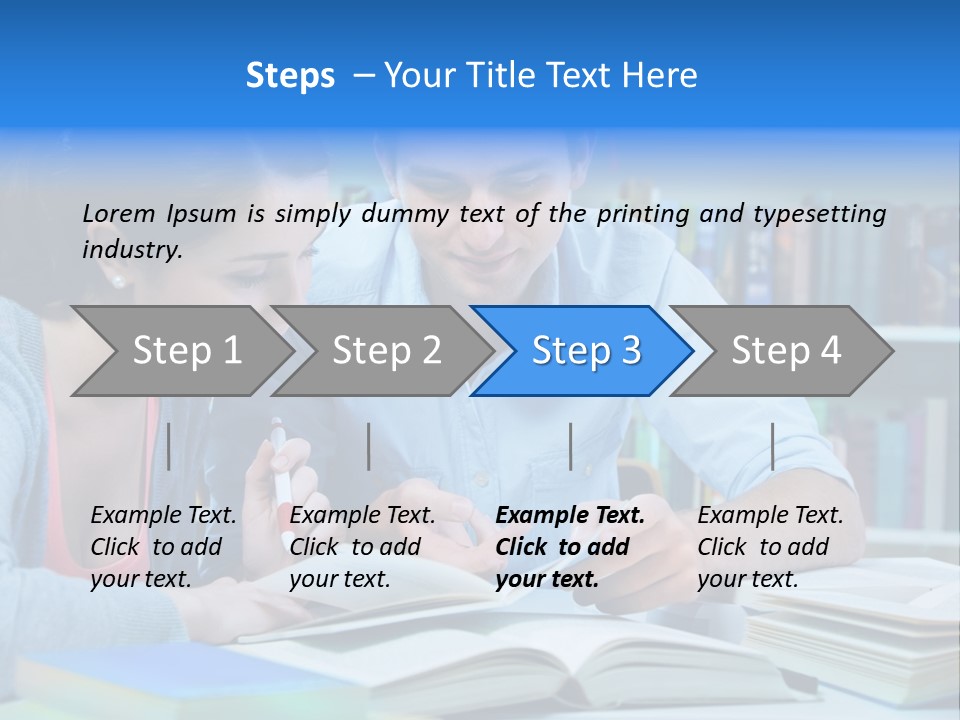 Woman College Book PowerPoint Template