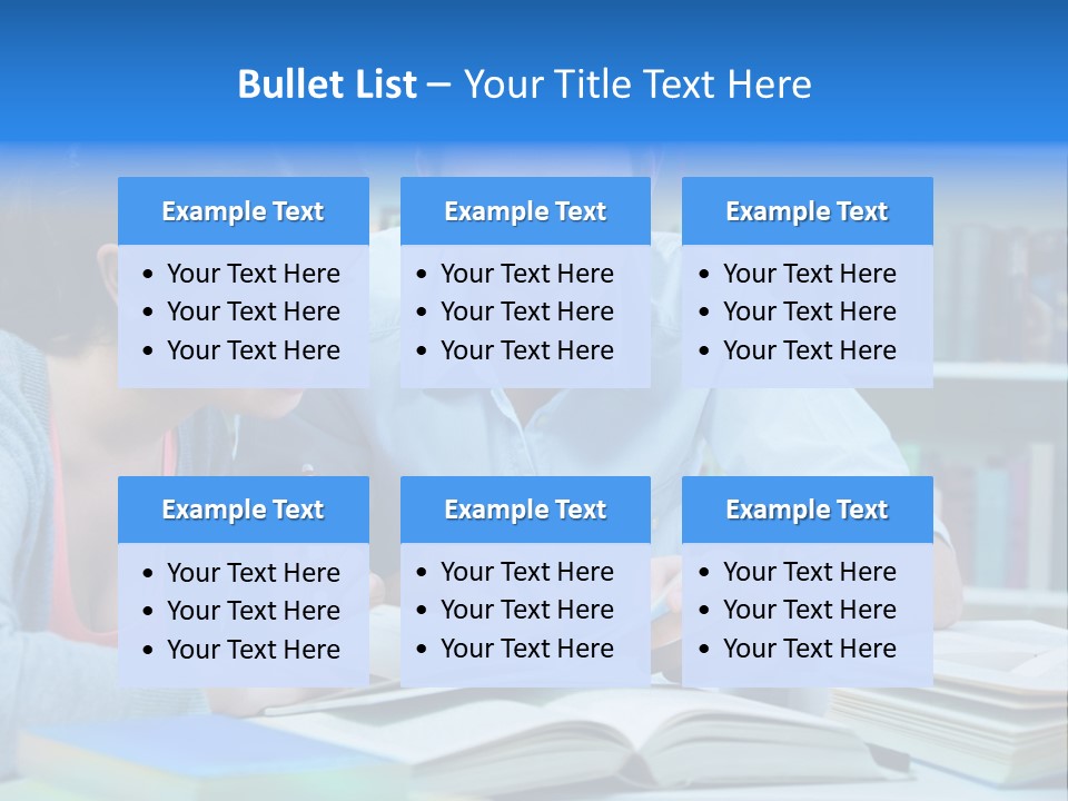 Woman College Book PowerPoint Template