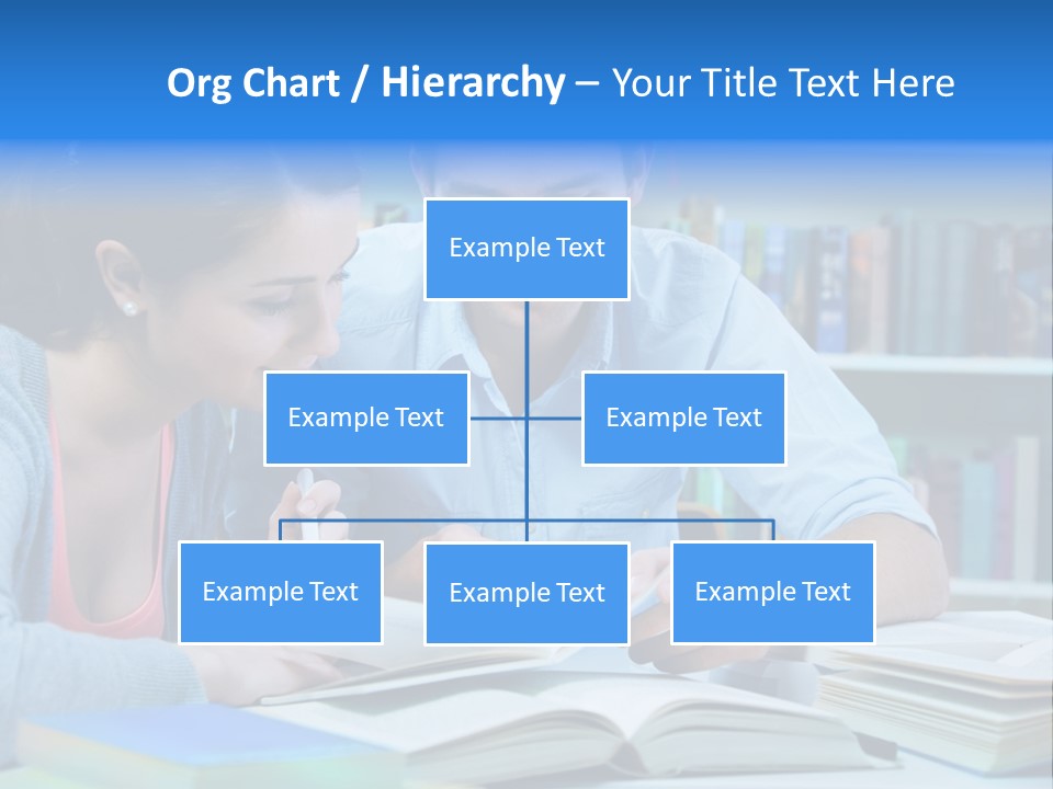 Woman College Book PowerPoint Template