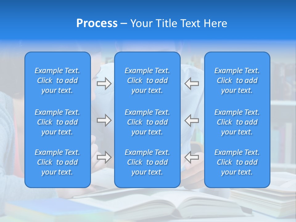 Woman College Book PowerPoint Template