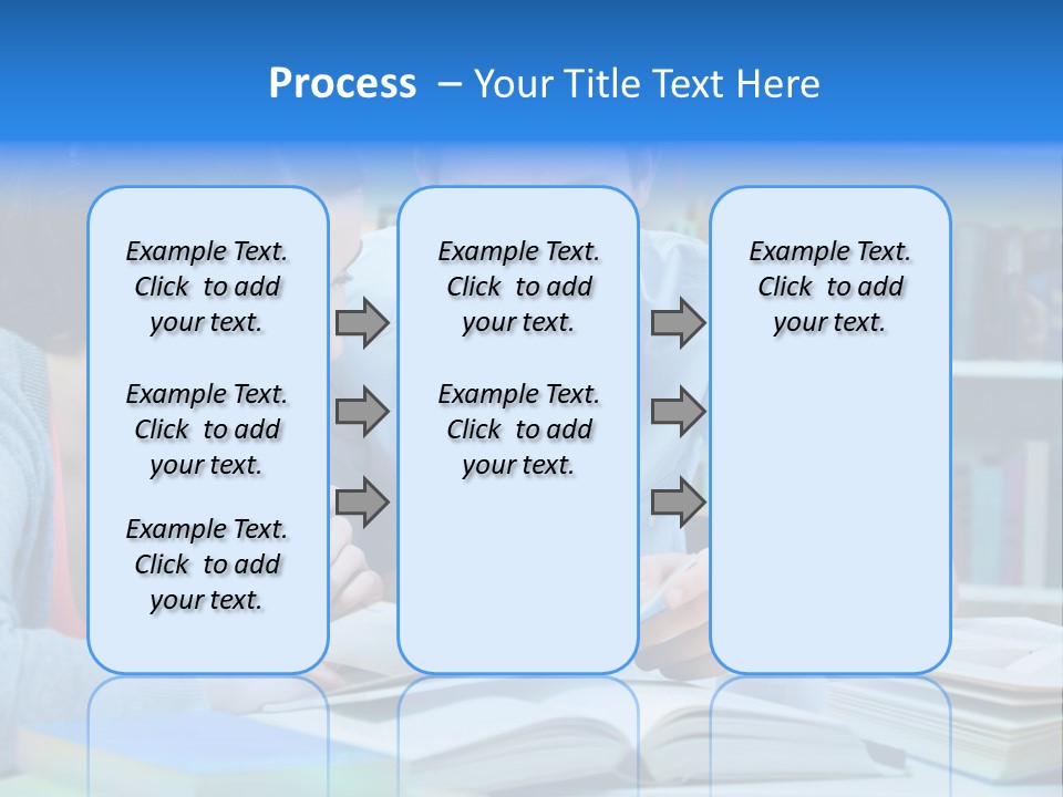 Woman College Book PowerPoint Template