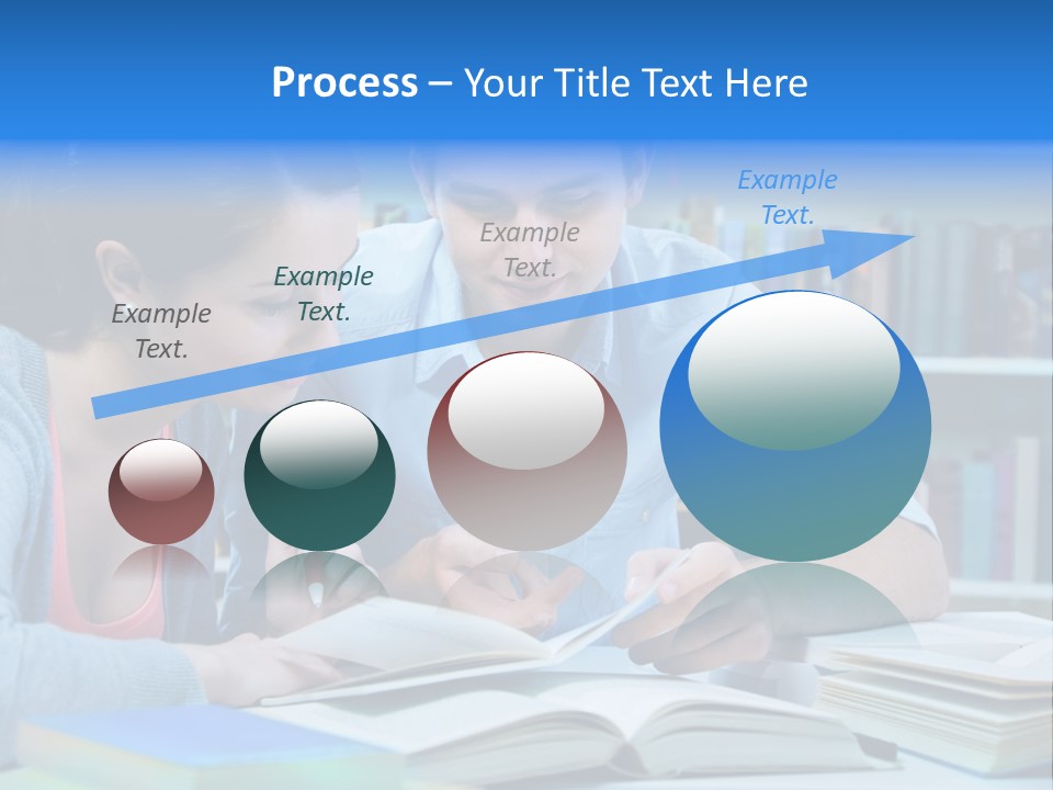 Woman College Book PowerPoint Template