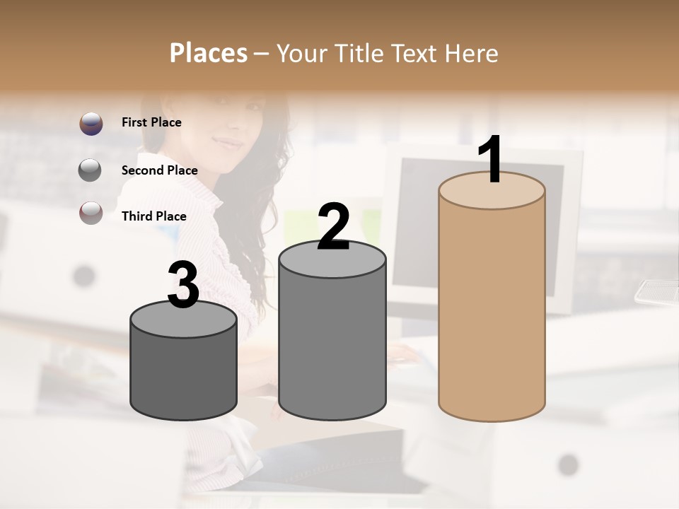 Worker Good Woman PowerPoint Template