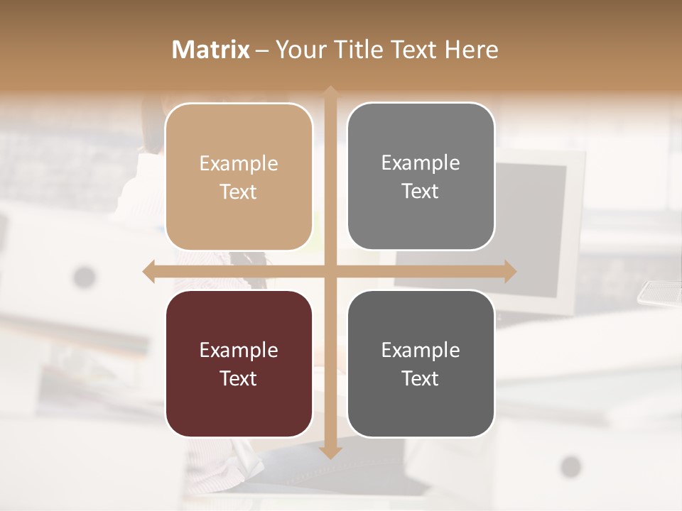 Worker Good Woman PowerPoint Template