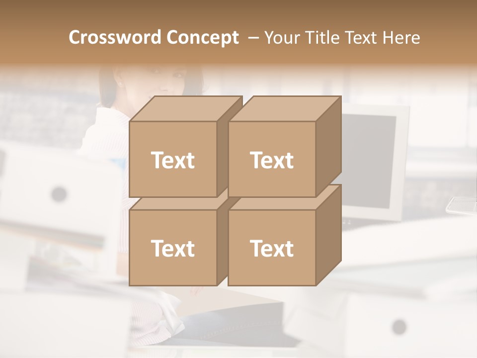 Worker Good Woman PowerPoint Template