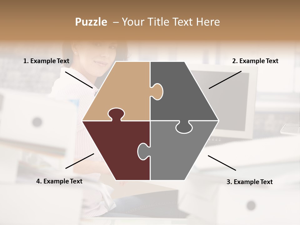 Worker Good Woman PowerPoint Template