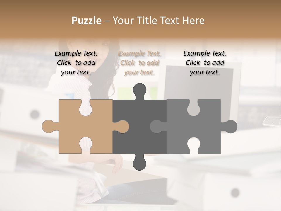 Worker Good Woman PowerPoint Template