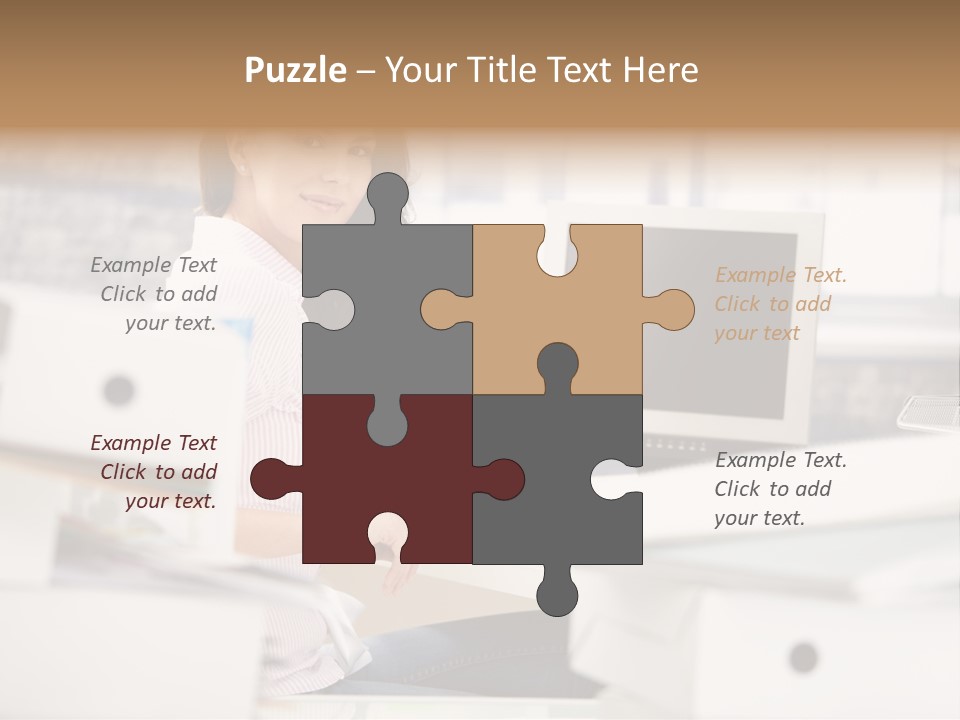 Worker Good Woman PowerPoint Template