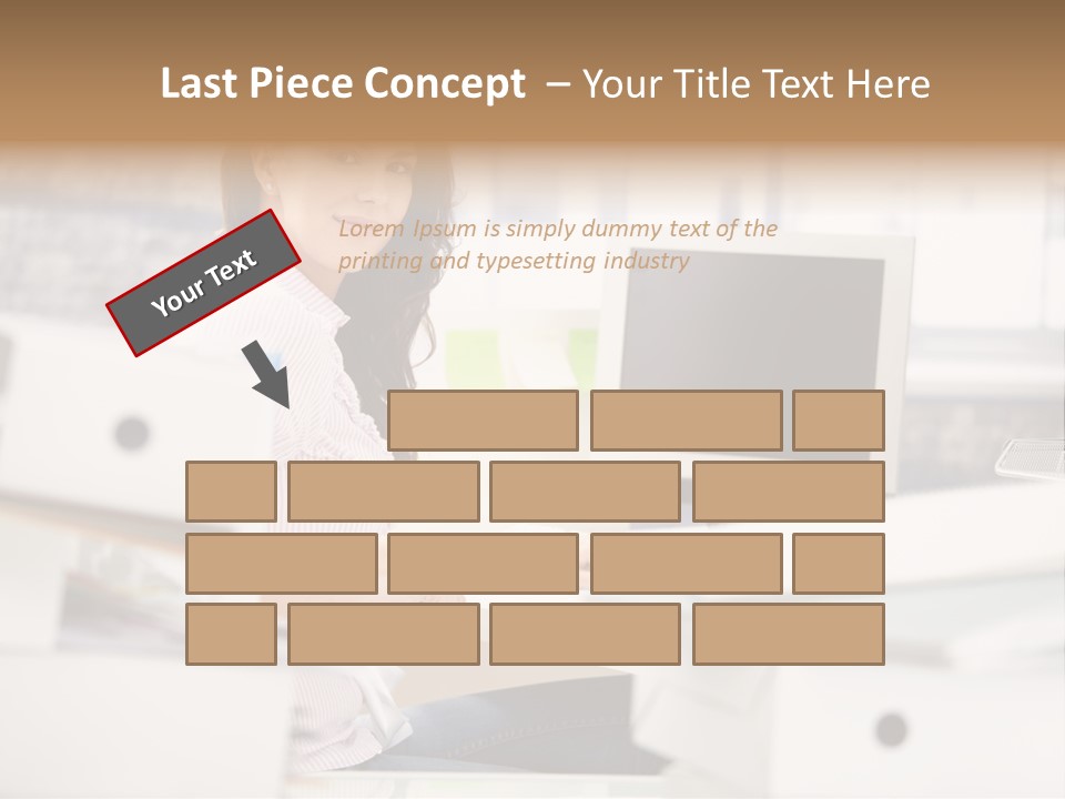 Worker Good Woman PowerPoint Template