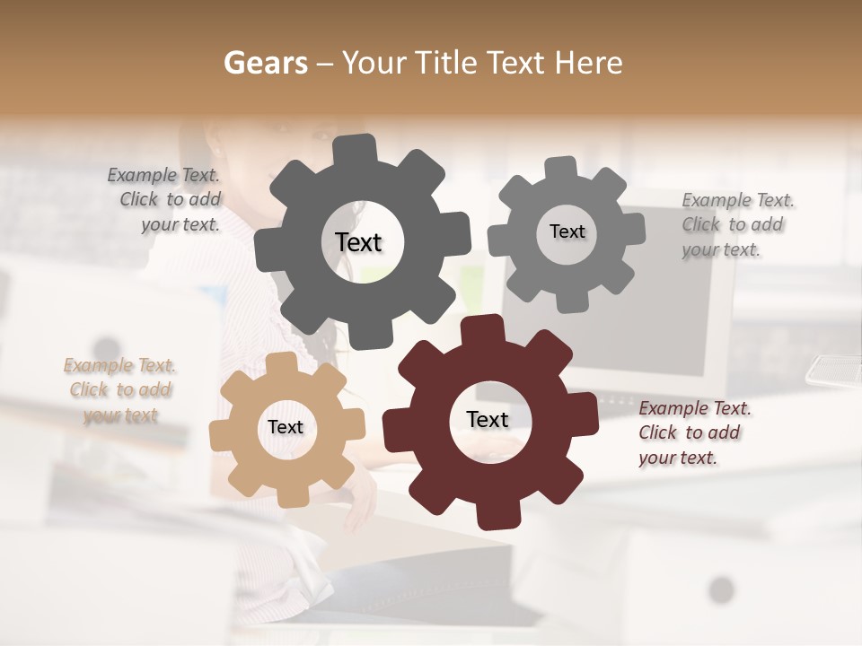 Worker Good Woman PowerPoint Template