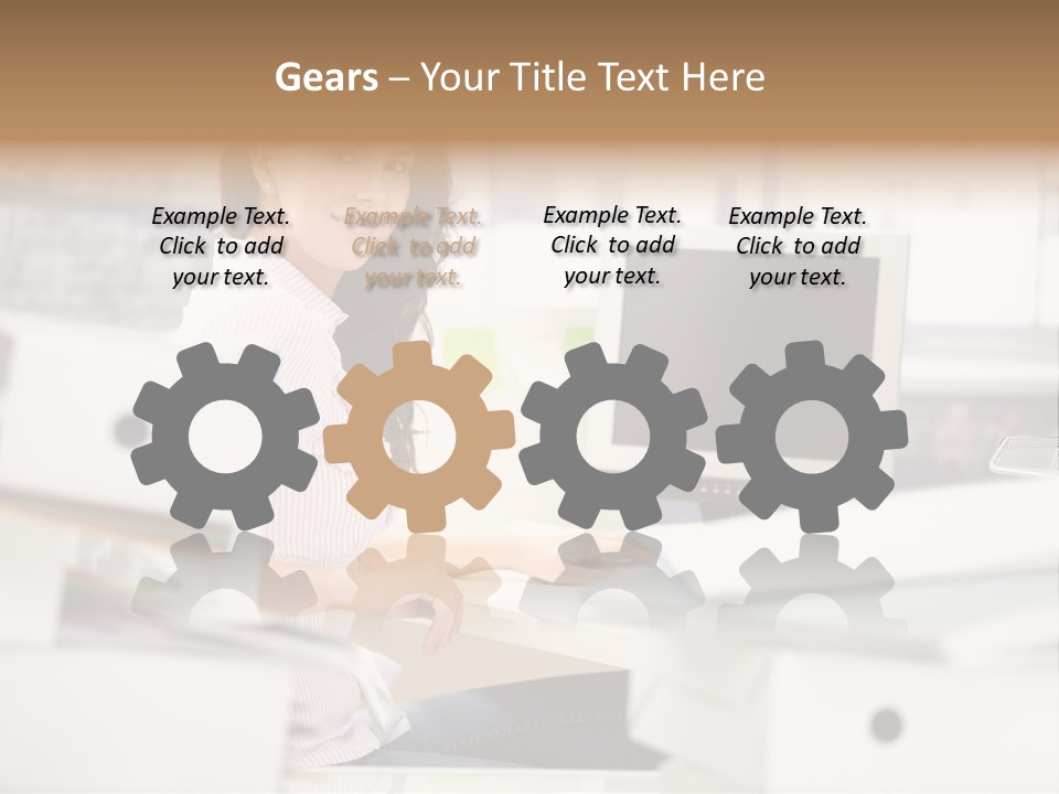 Worker Good Woman PowerPoint Template